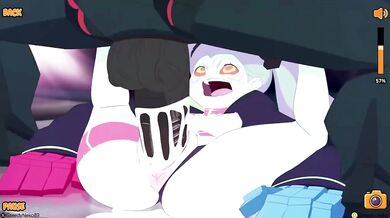 Adam Smashes Rebecca in Cyberpunk Hentai with Huge Dick