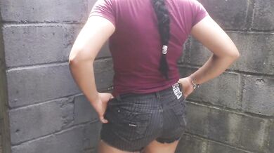ASSFUCKED BEHIND THE HOUSE OF MY T!0S WITH MY PR! M0