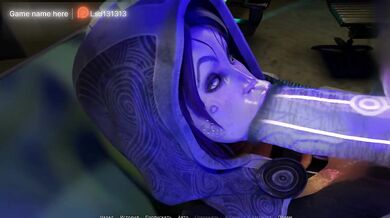 Deep throating is the key to success in space. 3D Hentai Game