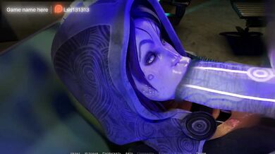 Deep throating is the key to success in space. 3D Hentai Game