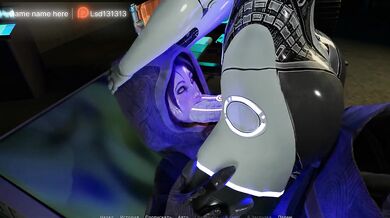 Deep throating is the key to success in space. 3D Hentai Game