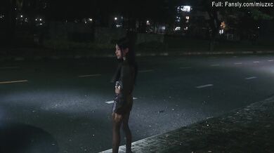 I dropped my wallet, so i had to pay the driver by letting him fuck me. Swallow & Creampie