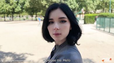 A Beautiful Stranger From Paris Lets Me Taste Her Croissant
