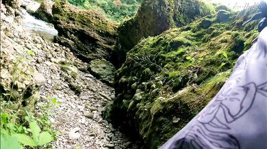 ANAL OUTDOOR ADVENTURE: anal sex with an inked beauty slut