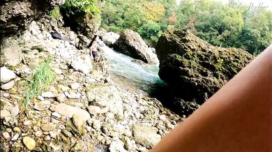 ANAL OUTDOOR ADVENTURE: anal sex with an inked beauty slut