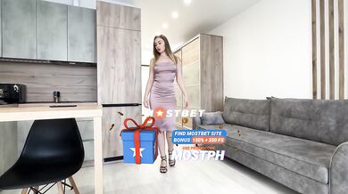 "Come On, Give Your Stepmom A Cumshot!" -Hot Milf In Tight Dress Seduces Stepson With Beautiful Body