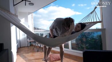 it was my first time on public balcony