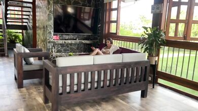 Hard sex in a chalet