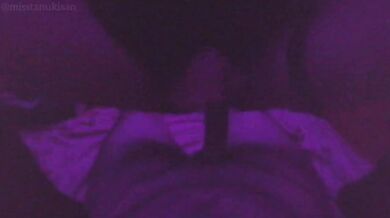 Goth egirl classmate floods my cock in cowgirl shaky orgasm wet sounds