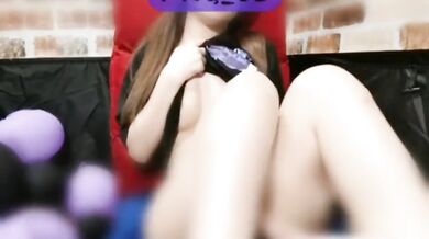 Mental breakdown electric massager solo cum explosion