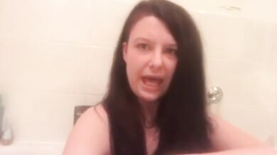 Big boobs space slut gets instantly pregnant by alien fuck after masturbating in zero gravity