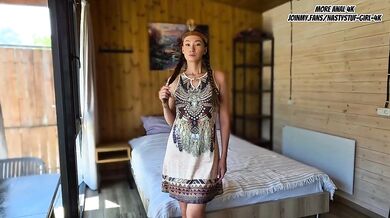 You Rent the Cabin – Included Slutty Native Girl Takes Creampie Anal