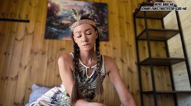 You Rent the Cabin – Included Slutty Native Girl Takes Creampie Anal