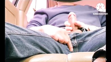 Asian milf deepthroats me in her car raw uncut blowjob amateur HD