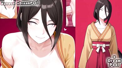Big tits Hanabi Hyuga destroyed by rough blowjob cumshot