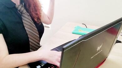 Teacher gets ruined by student’s jerk off instructions british schoolgirl solo cumshot