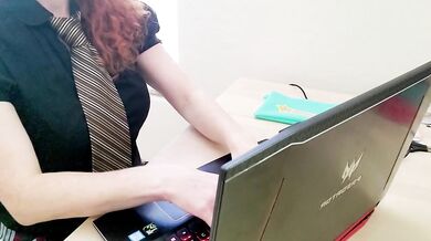 Teacher gets ruined by student’s jerk off instructions british schoolgirl solo cumshot