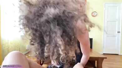 Best friend’s stepmom rips yoga pants huge ass swallows your cock hard