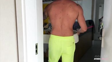Blonde Hotwife Uses Poolside Room Service to Get Roughly Fucked