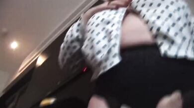 Annabel’s squishy under boobs get a squeeze from a teasing mature cougar