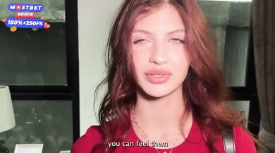 My stepsister’s party ruined when I make her beg for my cock