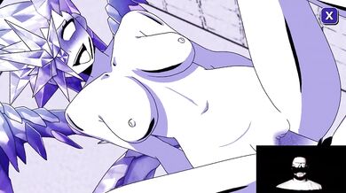 Steaming anime hentai game destroyed her tight pussy hard