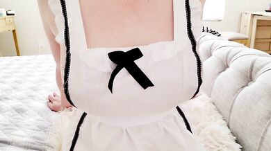 Maid catches you jerking off in hotel room service and tells you what to do