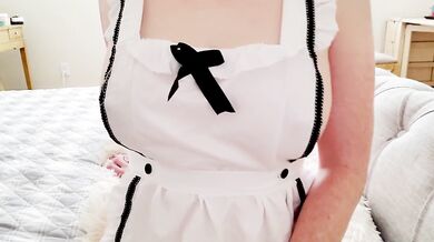 Maid catches you jerking off in hotel room service and tells you what to do