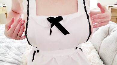 Maid catches you jerking off in hotel room service and tells you what to do