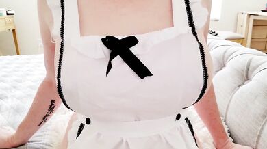 Maid catches you jerking off in hotel room service and tells you what to do