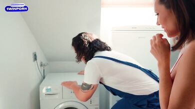 Hot milf called a plumber to thank him rough and hard