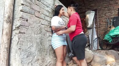 Michelle Paula's outdoor lesbian feast on big juicy asses
