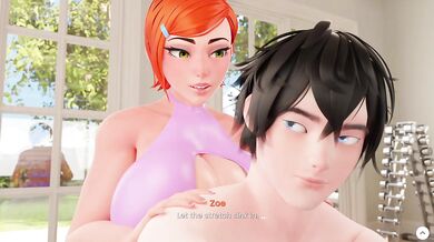 Cumming inside Gwen Tennyson stepmom rips her tight cartoon ass raw