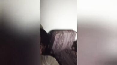His massive cock blows a huge load all over her ass