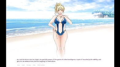 Swing & Miss hotwife gets destroyed on public beach