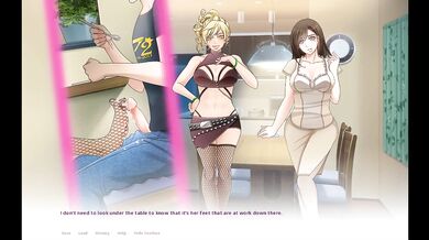 Cuckold Husband forced to watch his wife get creampied by anime mom in climaxing footjob