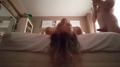 Rough big cock face fucked by Essex girl Lisa deepthroat gagging messy sloppy