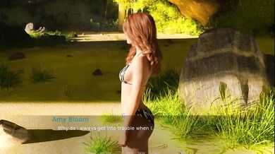 Horny Ebony Rides Dick In Public POV 3D Anime Bare Bikini