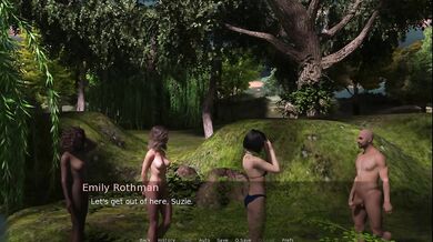 Horny Ebony Rides Dick In Public POV 3D Anime Bare Bikini