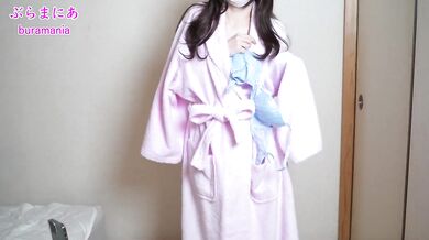 Bare under robe no bra no panties stiff nipples solo tease