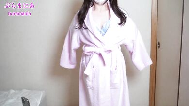 Bare under robe no bra no panties stiff nipples solo tease