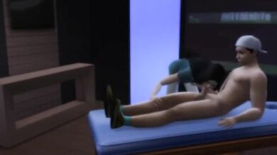 Thai girl ruins sims with juicy happy ending massage