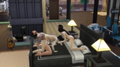 Two Thai Escorts and a Rich Guy ruined in their 3some SIMs fantasy