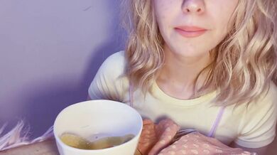 Giantess gobbles blonde Brit in candybox vore 10 min HD