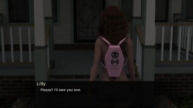 Anime POV house party sex game with horny girls in 3D hentai visual novel