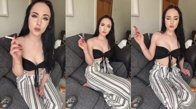 Teen Smoker Gets Destroyed By Hot Blue Eyes Fetish