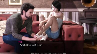 Point of view 3D anime hentai having fun with a cam girl
