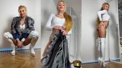 My KURVA point of view humiliation served by my femdom mistress in boots