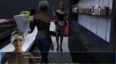 Lesbian moms destroy nightclub in hd erotic anime game