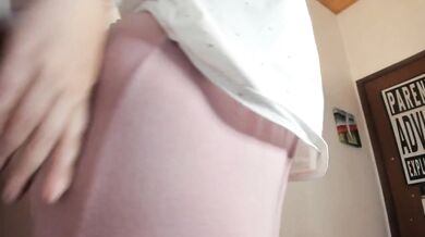 Big ass latina pajamas farting until her asshole drips cum